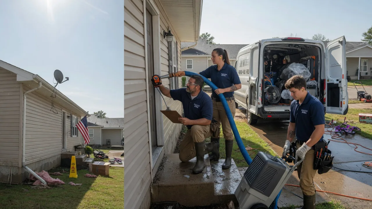 Ceiling Water Damage Restoration in Donahue, IA near me